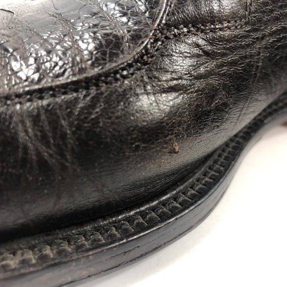 Belvedere Exotic Leather Dress Shoes Vibram Sole Dark Brown 10544 Mens Size 11 M main image 9